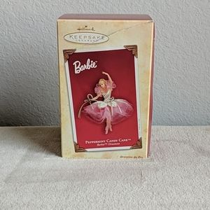 Peppermint Candy Cain Barbie Ornament